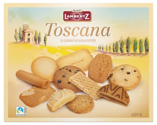 Печенье ламбертц ассорти тоскана 450г кк