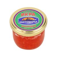 ИКРА ЛОСОСЕВАЯ ЗЕРНИСТАЯ ОХОТОМОРЬЕ КЕТЫ 90Г СБ/М