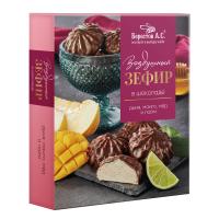 ЗЕФИР БЕРЕСТОВ В ШОКОЛАДЕ 155Г КК ДЫНЯ МАНГО ЛАЙМ