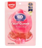 МАРМЕЛАД ЖЕВАТЕЛЬНЫЙ АМОС 4Д 65Г ПП ВКУС ПЕРСИКА