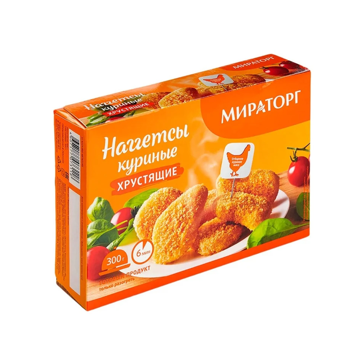 Блюдо мираторг замор 300г кк наггетсы куриные хрустящие