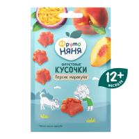 СНЭКИ ФРУТОНЯНЯ 15Г ФРУКТОВЫЕ КУСОЧКИ ЯБЛОКО ПЕРСИК МАРАКУЙЯ