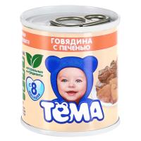 ПЮРЕ ТЕМА 90Г ЖБ ГОВЯДИНА С ПЕЧЕНЬЮ