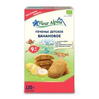 ПЕЧЕНЬЕ ФЛЕР АЛЬПИН 120Г КК ДЕТСКОЕ БАНАНОВОЕ/М