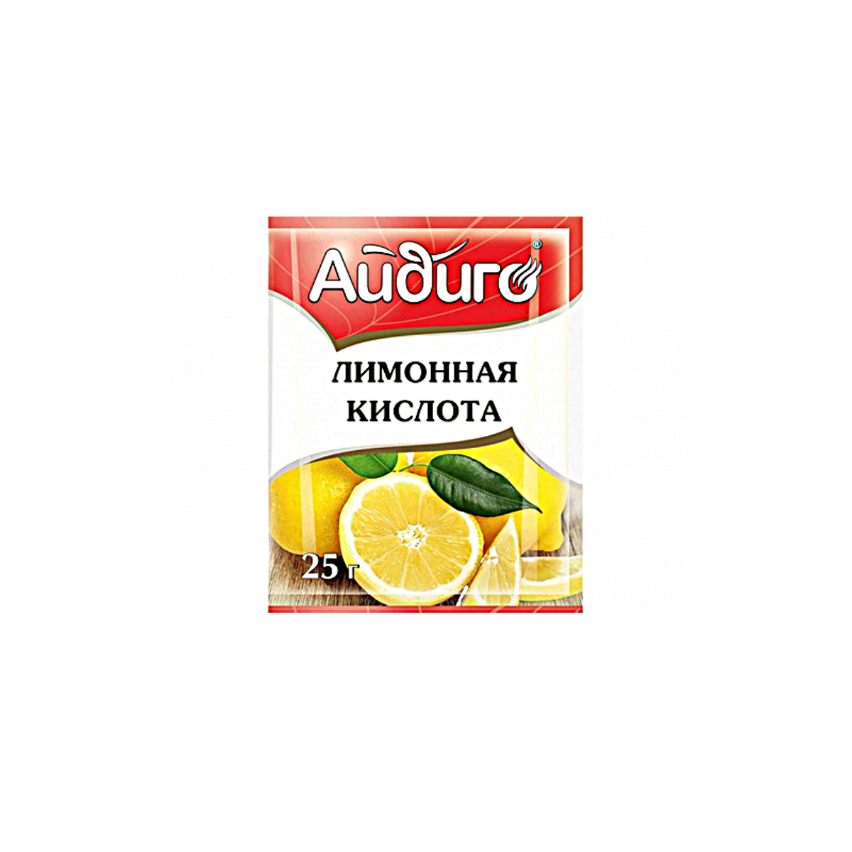 Кислота лимонная Айдиго 25г п/п Россия