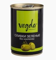 ОЛИВКИ ЗЕЛЕНЫЕ ВЕГДА ПРОДУКТ БЕЗ КОСТОЧКИ 300МЛ ЖБ