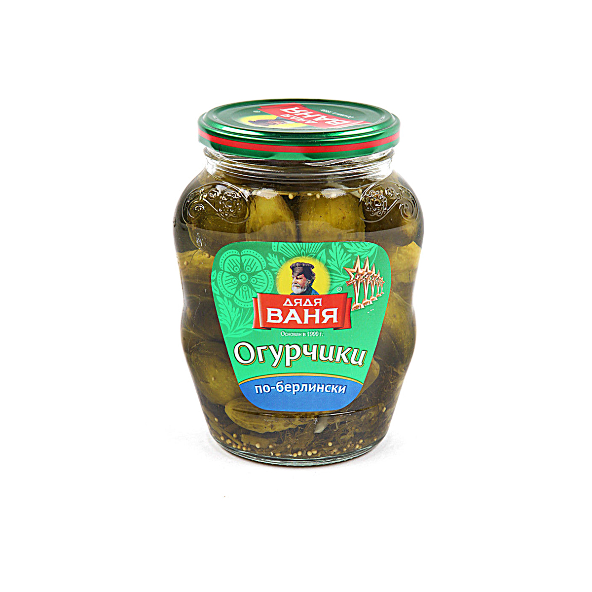 Огурцы Дядя Ваня по-берлински маринованные 355г Индия