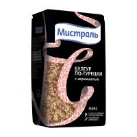 *ПШЕНИЧНАЯ КРУПА БУЛГУР МИСТРАЛЬ 500Г ПП ПО ТУРЕЦКИ С ВЕРМИШЕЛЬЮ