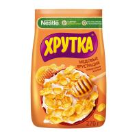 ЗАВТР МЕДОВЫЕ КУКУРУЗНЫЕ ХЛОПЬЯ ХРУТКА 270Г