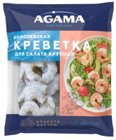 Королевская креветка с/м очищенная д/салата 300г агама