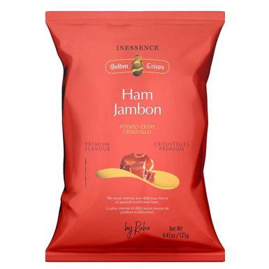 Чипсы Inessence премиум 125г пп вкус хамона с олив маслом без глютена Испания