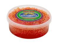 ИКРА ЗЕРНИСТАЯ ЛОСОСЕВАЯ ОХОТОМОРЬЕ НЕРКА 250Г ПБ/М