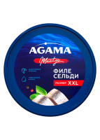 Сельдь агама филе кусочки 400г пб атлантическая в масле