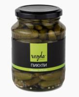 ОГУРЦЫ ВЕГДА ПРОДУКТ МАРИНОВАННЫЕ ПИКУЛИ 370МЛ СБ/М