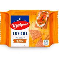 ХЛЕБЦЫ ЩЕДРЫЕ 170Г ПП ТОНКИЕ РЖАНЫЕ/М