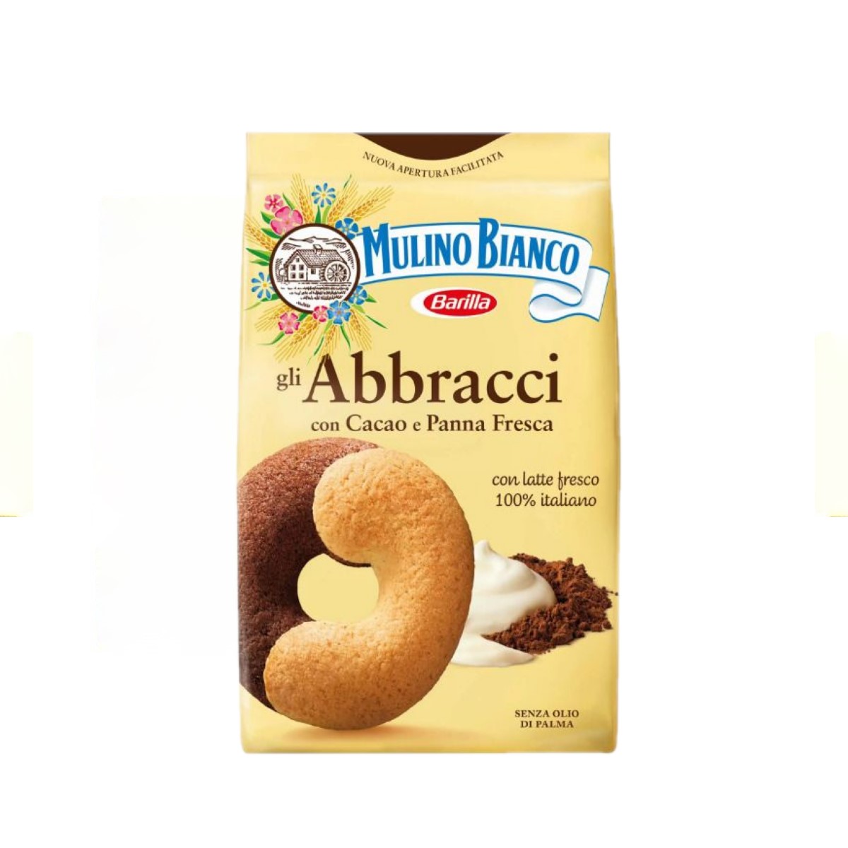 Печенье барилла 350г пп аббраччи с какао и сливками