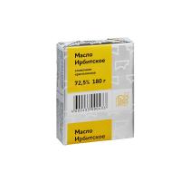 МАСЛО СЛИВОЧНОЕ КРЕСТЬЯНСКОЕ 72.5% ИРБИТ 180Г /М