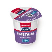 СМЕТАНА ДАНКЕ БЕЗЛАКТОЗНАЯ 15% 300Г ПСТ БЗМЖ /М