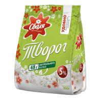 ТВОРОГ СВАЛЯ 5% 300Г ПП/М