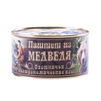 ПАШТЕТ ДЕЛИКАТЕС ДИЧЬ ИЗ МЕДВЕДЯ 190Г ЖБ ОХОТ ГАСТРОНОМ ИЗЫСКИ/М