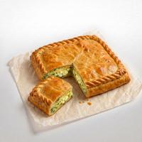 Пирог с зеленым луком и яйцом