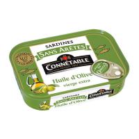 Сардины отборные в оливковом масле 140г жб коннетабле