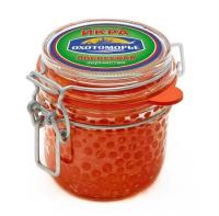 ИКРА ЛОСОСЕВАЯ ЗЕРНИСТАЯ ОХОТОМОРЬЕ КЕТЫ 230Г СБ/М