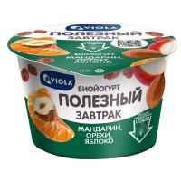 БИОЙОГУРТ ВИОЛА 5% ПСТ 180Г ПОЛЕЗНЫЙ ЗАВТРАК МАНД ЯБЛ ИЗЮМ ФУНД БЗМЖ/М