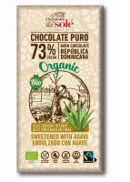 ШОКОЛАД СОЛ 73% 100Г ТЕМНЫЙ БЕЗ САХАРА С АГАВОЙ ВЕГАН ГЛЮТЕН ФРЕЕ