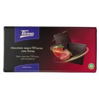 ШОКОЛАД ТИРМА ТЕМНЫЙ 70% КЛУБНИКА 125Г