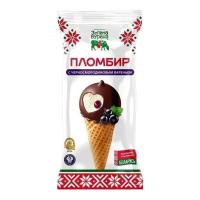 МОРОЖЕНОЕ ПЛОМБИР ЗЕЛЕНА БУРЕНА 85Г АРОМАТ ВАН ЧЕРНОСМ ВАРЕН В ВАФ САХАР РОЖКЕ/М