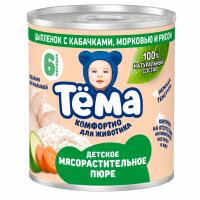 ПЮРЕ ТЕМА 90Г ЖБ ЦЫПЛЕНОК КАБАЧКИ МОРКОВЬ РИС 90Г ЖБ