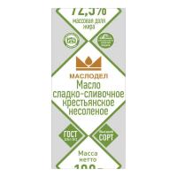 МАСЛО ТРАДИЦИОННОЕ МАСЛОДЕЛ 82,5% 100Г ФОЛЬГА /М