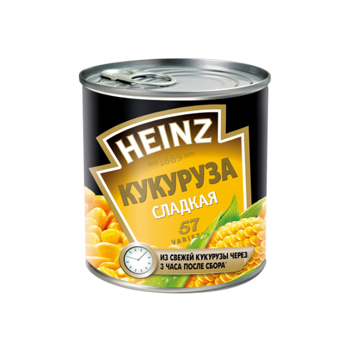 Кукуруза Хайнц  340г ж/б ключ Россия