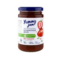 ДЖЕМ ЯММИ БЕЗ САХАРА БЕЗ ГЛЮТЕНА 350Г СБ КЛУБНИЧНЫЙ