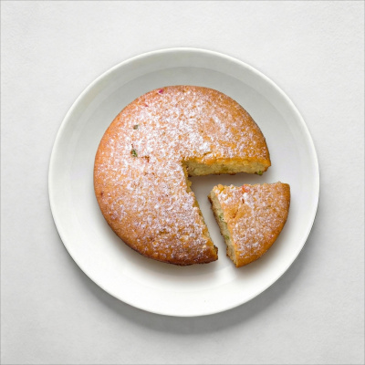 Кекс апельсиновый с цукатами постный