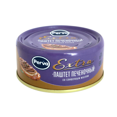 Паштет Перва печеночный со сливочным маслом 100г ж/б ключ Россия