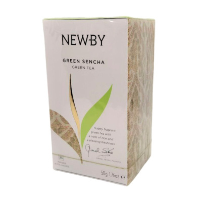 Чай Ньюби Зеленая Сенча 25п*2г к/к Индия