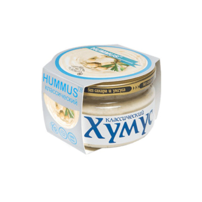 Закуска Хумус Полезные продукты Тайны Востока классический 200г Россия