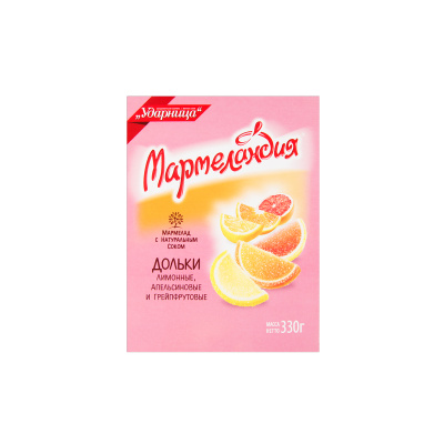 Мармелад Ударница Мармеландия ассорти 330г Россия