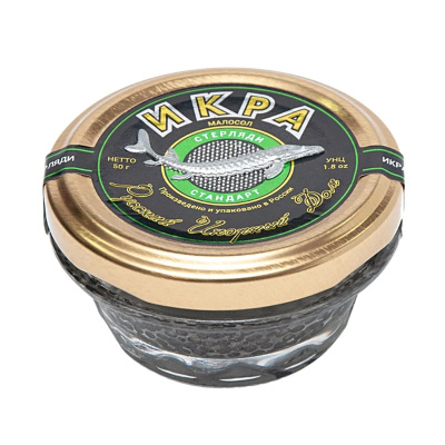 Икра стерляди Русский икорный дом Стандарт 100г с/б Россия