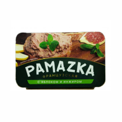 Помазка французская с фуа гра яблоко инжир 146г бмк