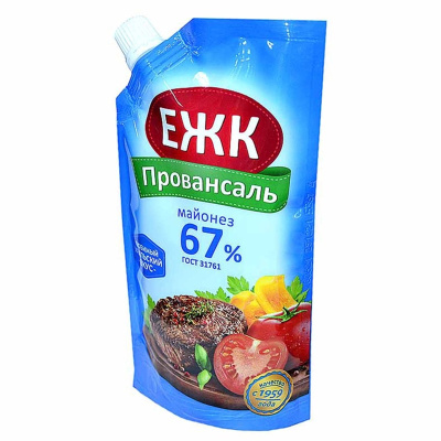 Майонез ЕЖК провансаль 67% 200мл дп