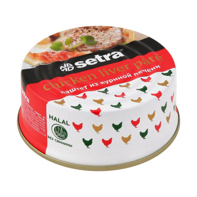 Паштет Сетра из куриной печени 100г ж/б Сербия
