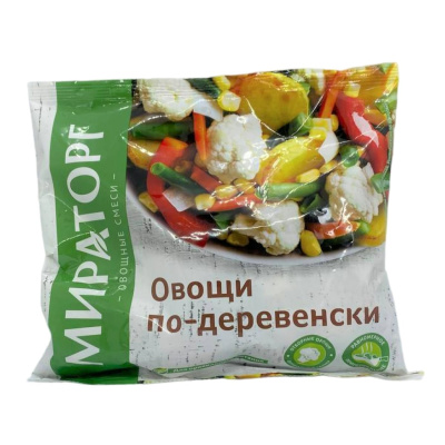Смесь Мираторг замор 400г пп овощи по-деревенски