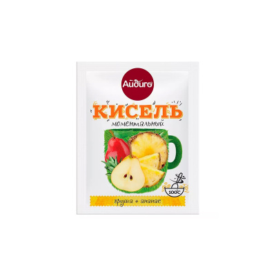 Кисель айдиго моментальный 30г груша ананас