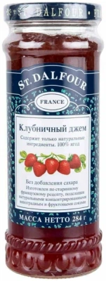 Джем клубника 284г сб сан дельфур