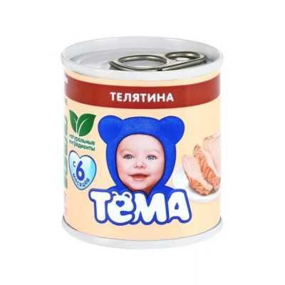 Пюре тема 90г жб телятина