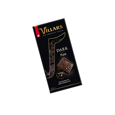 Шоколад Вилларс горький 72% 100г Швейцария