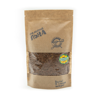 Семена льна коричневого Поздний завтрак 350г п/п Россия